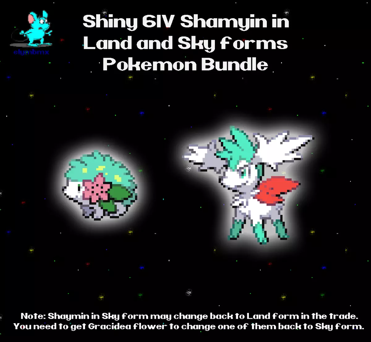 Shaymin Shiny 6IVs - Pokemon Legends Arceus