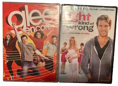 Glee Encore DVD & Movie The Right Kind Of Wrong DVD Duo Brand New Factory Sealed