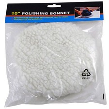 10 Polishing Bonnet Car Polisher Buffer Pad For Waxing And Detailing New