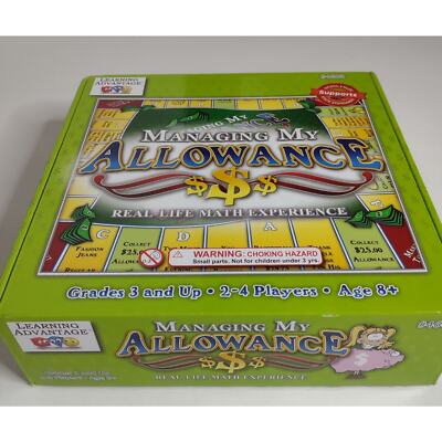 Managing My Allowance: Real Life Math Board Game 2016 Open bx STEM Financial Lit