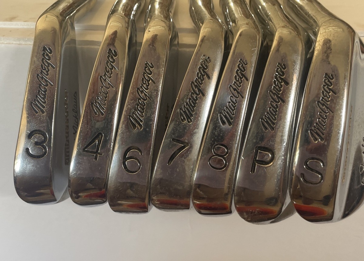 MacGregor Nicklaus Ambassador Partial Irom Set 3 4 6 7 8 PW SW