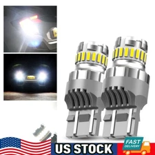 7443 LED Reverse Backup Light Bulbs White For 2018 2019 2020 2021 Ford F150 F250