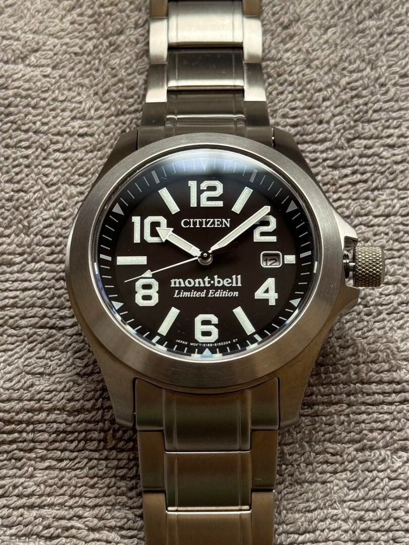 Citizen Promaster Land MONT-BELL Limited Titanium Watch from Japan 