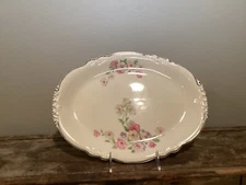 1940's Virginia Rose 13" Platter Fluffy Rose 1 Homer Laughlin VR 128