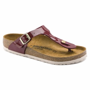 birkenstock patent bordeaux