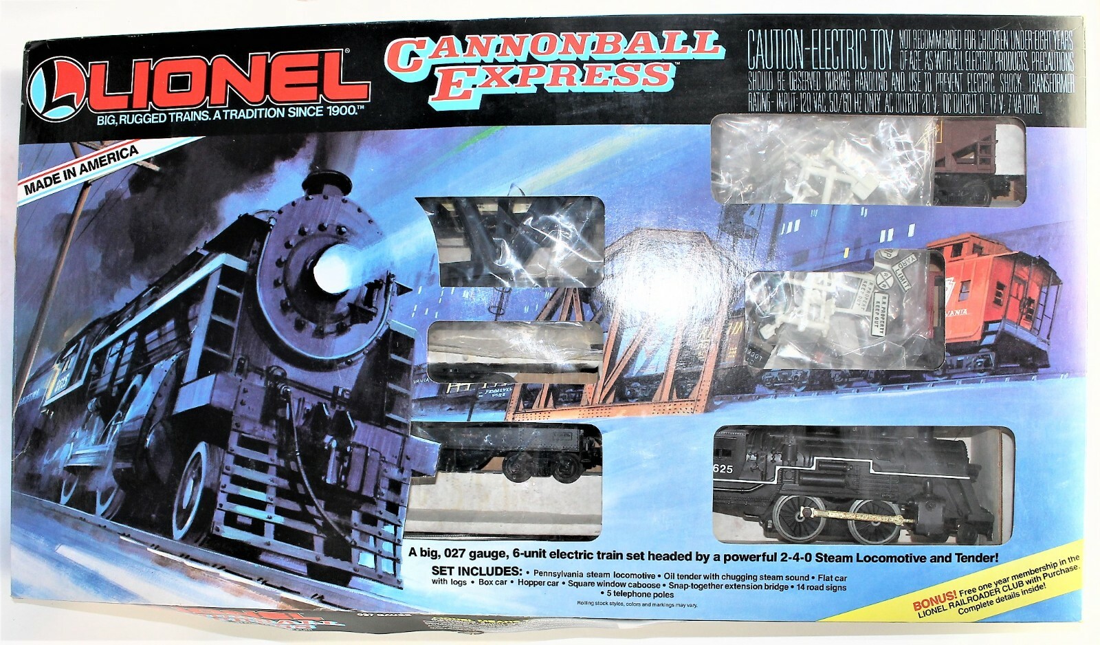 lionel cannonball train set value