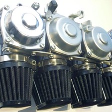 Washable Chrome Air Intake Filter Pod 42-44mm Honda CB650 Z1 KZ1000 KZ900 KH400