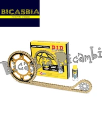13547 - Kit Chain Sprocket Gold Did Aprilia 1000 Rsv 4 Rf - Rr - Factory