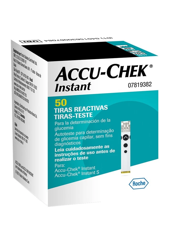 Roche Accu-Chek Instant 50 tiras reactivas Caducidad 2027