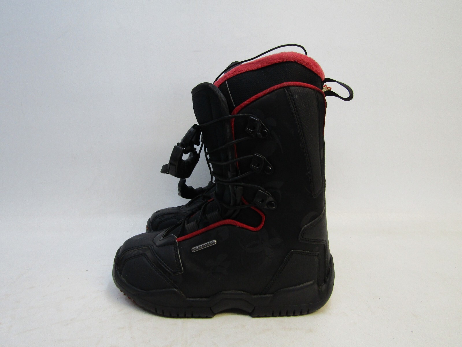 Stivali da snowboard Salomon Self 2 da donna taglia US 5 5 UK 4 EUR 36 5 neri rossi