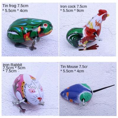 Pieces Classic Vintage Style Tin Toys Wind Up Animal Mechanical