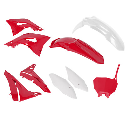Restyle Plastic Kit Bodywork Kit Fairing For 02-07 Honda CR125R CR250R-Red&White
