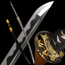 Handmade 1095 Steel Katana Japanese Samurai Full-tang Sharp Functional Sword
