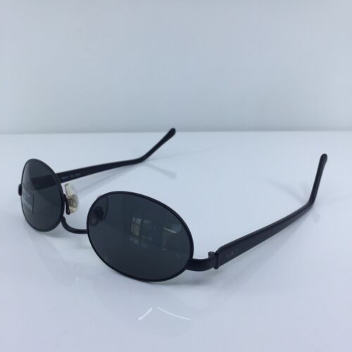New Vintage Emporio Armani Sunglasses EA 106 C. 706 Matte Black 53-20mm  Italy