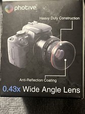 PHOTIVE HIGH DEFENITION Multi-coated Auto Focus 0.43x WIDE ANGLE CONV 58mm 005
