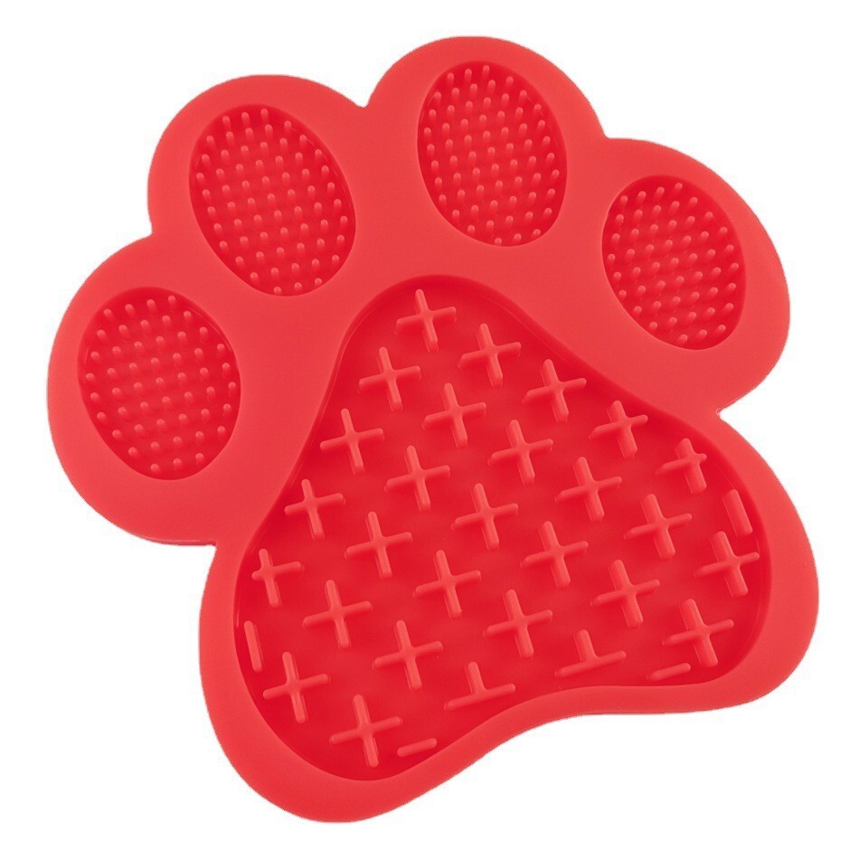 Pet Lick Mat Dog Puppy Cat Distraction Treat Silicone Surface Suction Eat Plate eBay