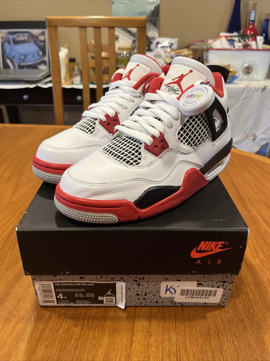 Air jordan retro 4 grade school 2025