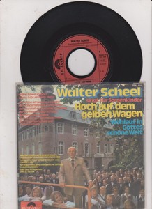 7 Single Von Walter Scheel Hoch Auf Dem Gelben Wagen Ebay