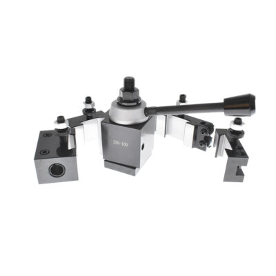 AXA 250-100 Piston Quick Change Tool Post Holder Set For Lathe 6 - 12'' 6PCS New