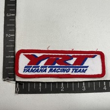 Vtg c. 1980s Motorsports YRT YAMAHA RACING TEAM RACE RACING Patch 00DR
