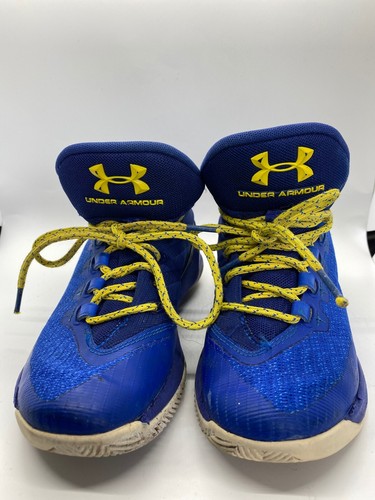 Under Armour Curry 3 lejos SC Boys Blue Amarillo baloncesto Calzado Tenis/US  3.5Y | eBay