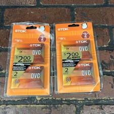 TDK DVC 60 Min DV Digital Video Cassette Tapes