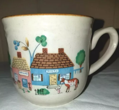 Mug Coffee Cup International Stoneware Heartland Village Stoneware Made in Japan