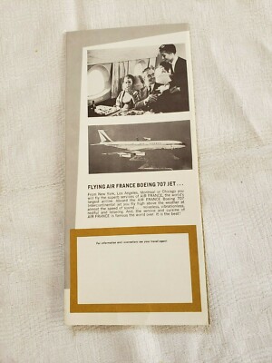1961 Air France Israel Voyager Air Tours Travel Brochure. | eBay