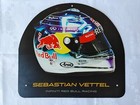 F1 Helmet Poster Double Sided Hanging Poster Red Bull Racing Sebastian Vettel
