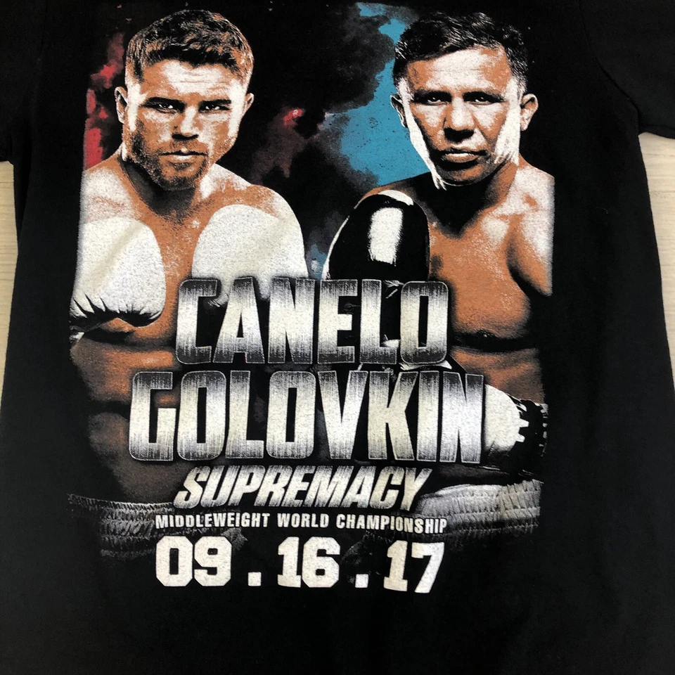 Boxing T Shirt 2017  Canelo VS Golovkin Middleweight T-Shirt  Size Small - Image 4 of 4