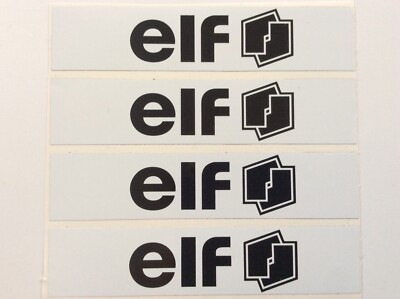4x ELF Racing Decals Le Mans Goodwood - Slotcar - Scenic - Scalextric ...