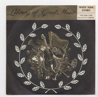 (E487) Library Of Great Music, Vol 1 Rec 5, West Side Story - 7'' vinyl