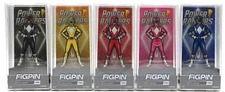 FiGPiN Mighty Morphin Power Rangers Collectible Bundle Set of 5 Pins