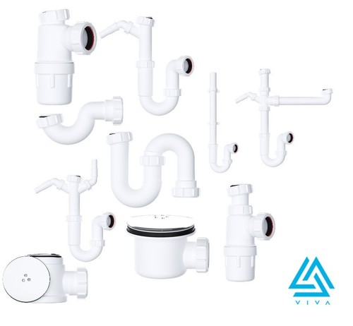 VIVA 32MM/40MM WASTE BOTTLE TRAP WASHING MACHINE KITCHEN BASIN SINK BATHROOM NEW - 第 1/20 張圖片