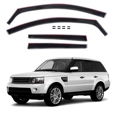 Windabweiser GP Regenabweiser Für Range Rover Sport 2005-2012 4-Tlg Set Schwarz