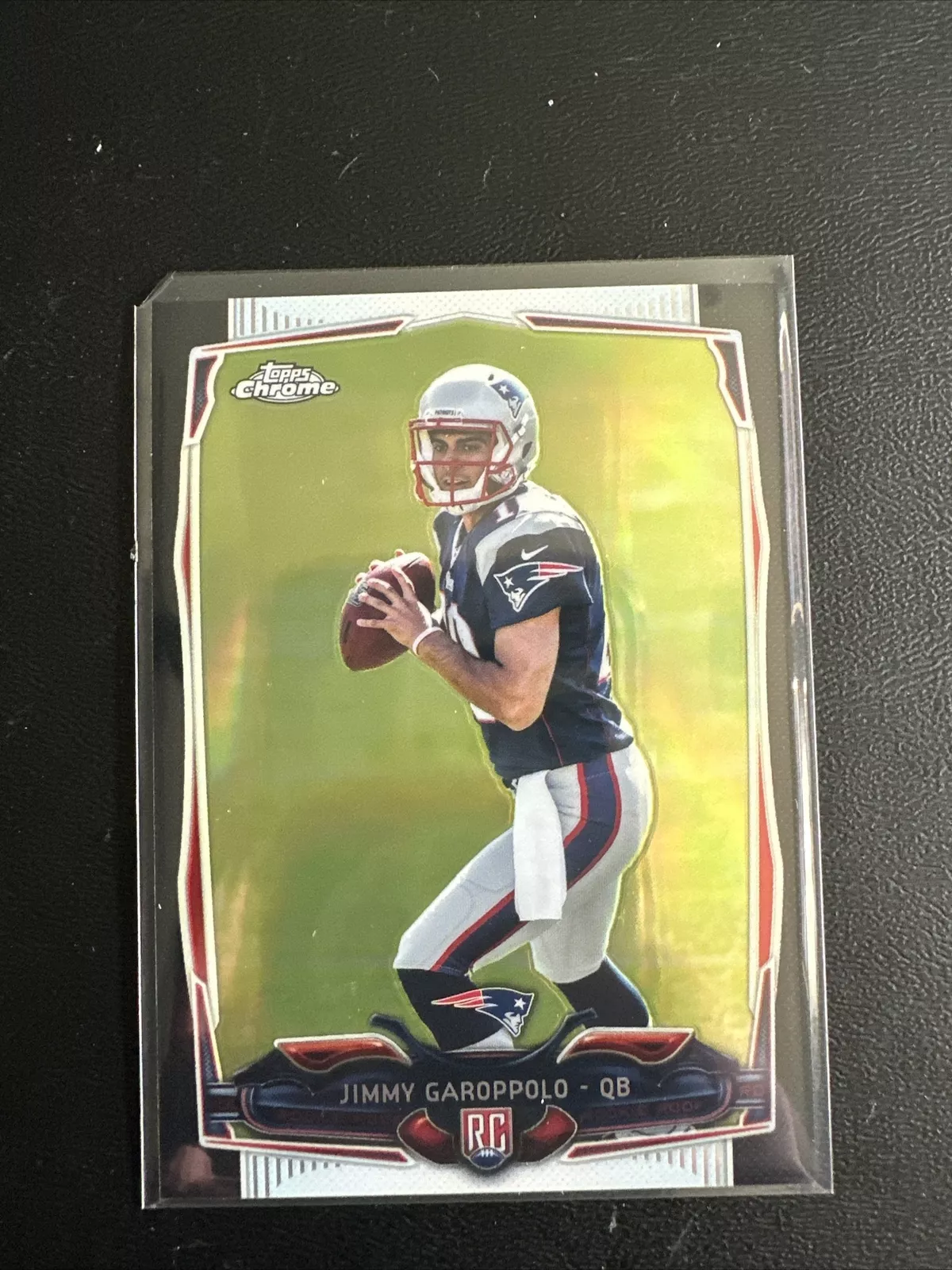 JIMMY GAROPPOLO 2014 Topps Chrome BLACK REFRACTOR /299 ROOKIE! Patriots RC!