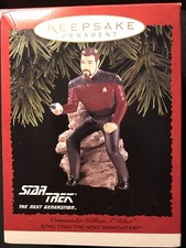 1996 Hallmark Ornament Star Trek Next Generation Commander William T. Riker NEW