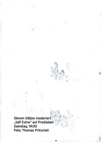 STEVEN GÄTJEN Originalautogramm TV Moderator N°093 - Bild 2 von 2