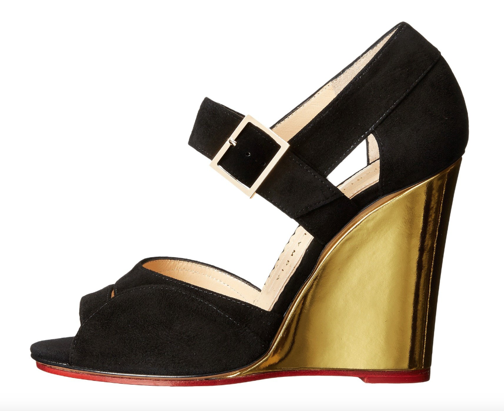 Charlotte Olympia Z3202 Marcella 100 Women's Black Gold Charlotte Olympia Z3202 Marcella 100 Women's Black Gold