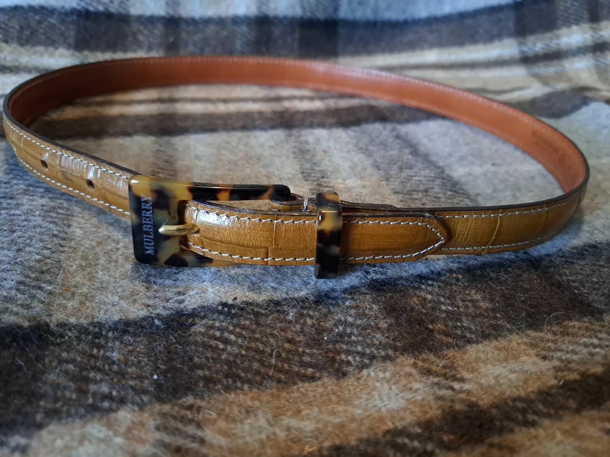 Mulberry leather belt cheap