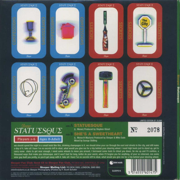 Sleeper (2) Statuesque 45T x 1 eBay