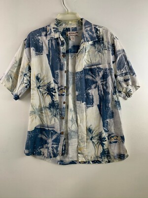 Vintage Summa Hawaiian Tropical Button Down Shirt Small