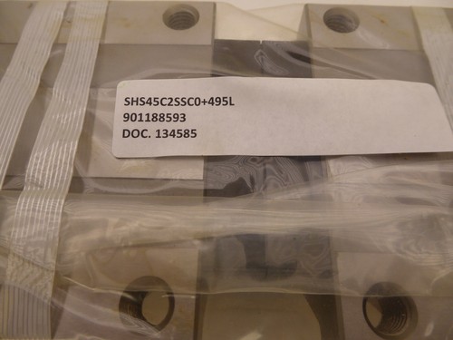 THK SHS45C2SSC0+570L 45mm Linear Guide 2 Blocks and 495mm Rail NEW IN BOX - Picture 2 of 8