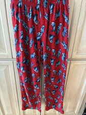 Max  Olivia Boys Size Large 14/16 Red Pull On Jogger Pajama Pants Polar Bear