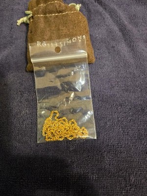 Ross-Simons 14K Gelbgold 2 mm poliertes Seil Kette Halskette - 18 Zoll