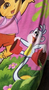 Vintage Dora The Explorer Throw Blanket