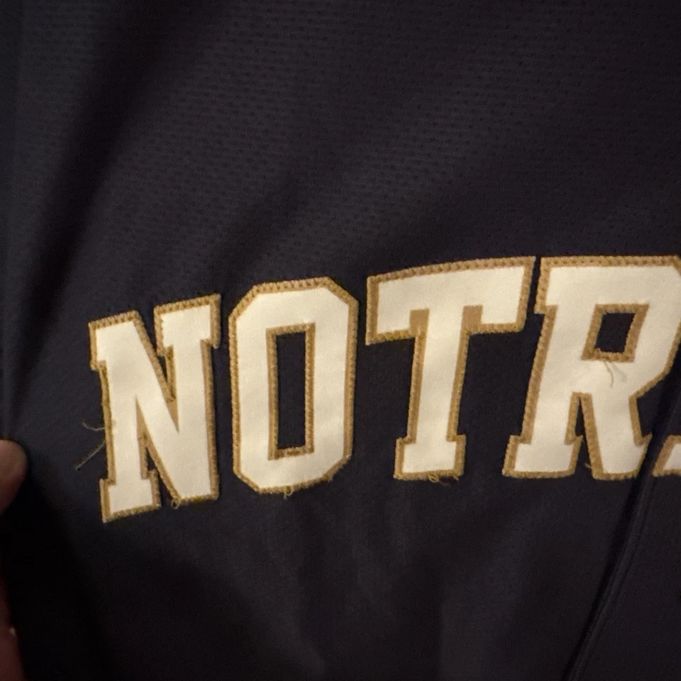 Camiseta de béisbol cosida Under Armour talla 46 Notre Dame Foto 4 de 4