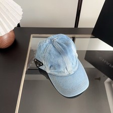 Prada Baseball Cap Unisex Hat Casual Fashion Denim hat