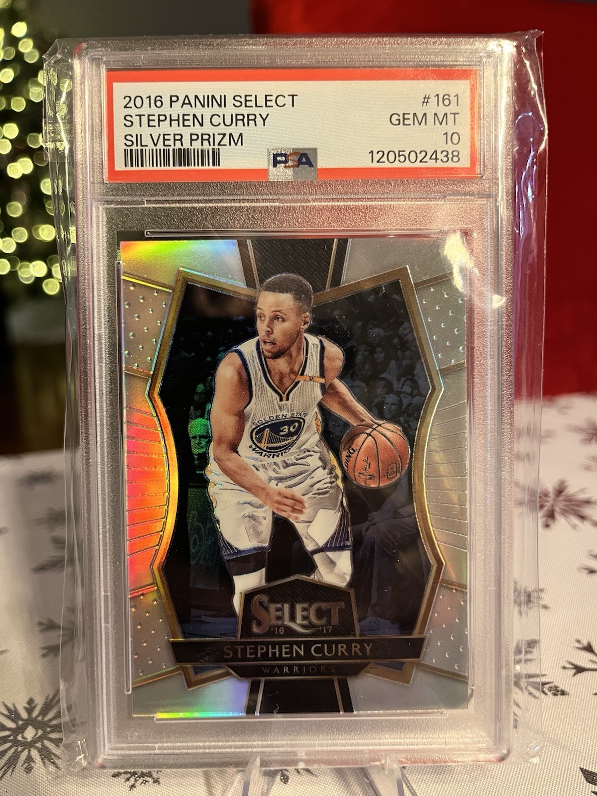 2016-17 Panini Select - Premier Level Stephen Curry #161 Silver Prizm