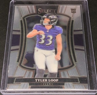 2025 Panini Select - Premier Level Tyler Loop #161 (RC) Ravens